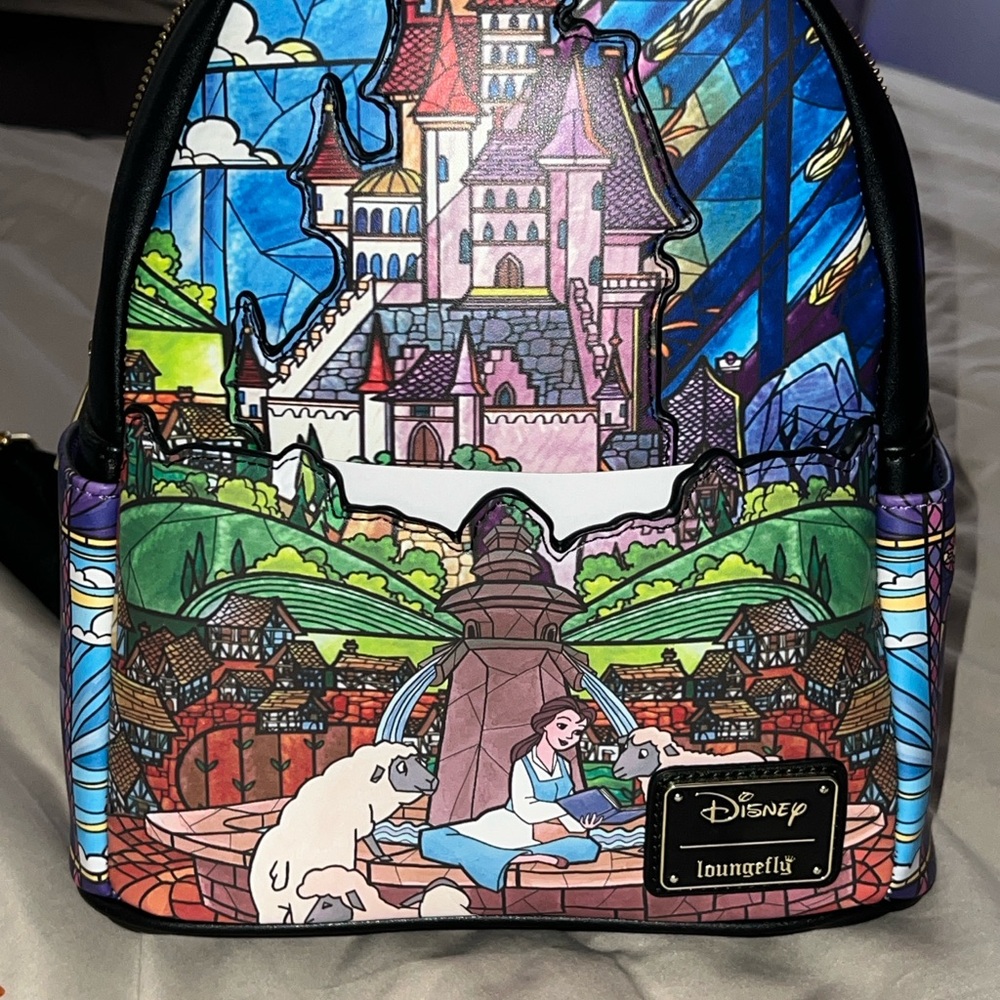 Disney Loungefly Stained Glass Backpack